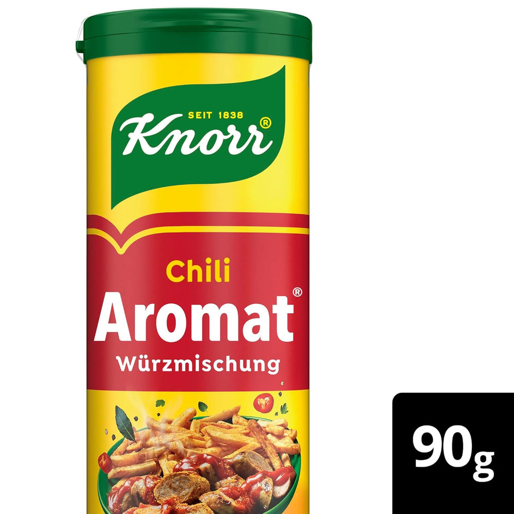 Knorr Würzmischung Chili o smaku do szybkich dań do przyprawiania ziemniaków, makaronów, warzyw i nie tylko 90 g