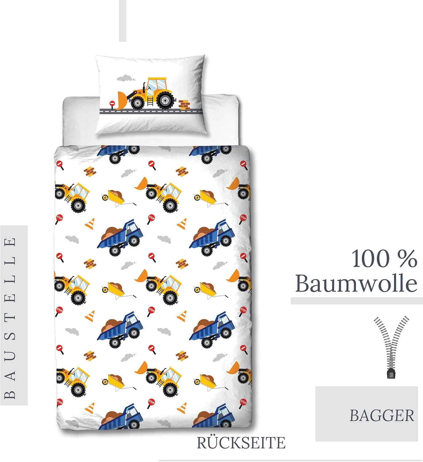 Lenjerie de pat pentru copii, bumbac Lenjerie de pat - copii Naty Shop