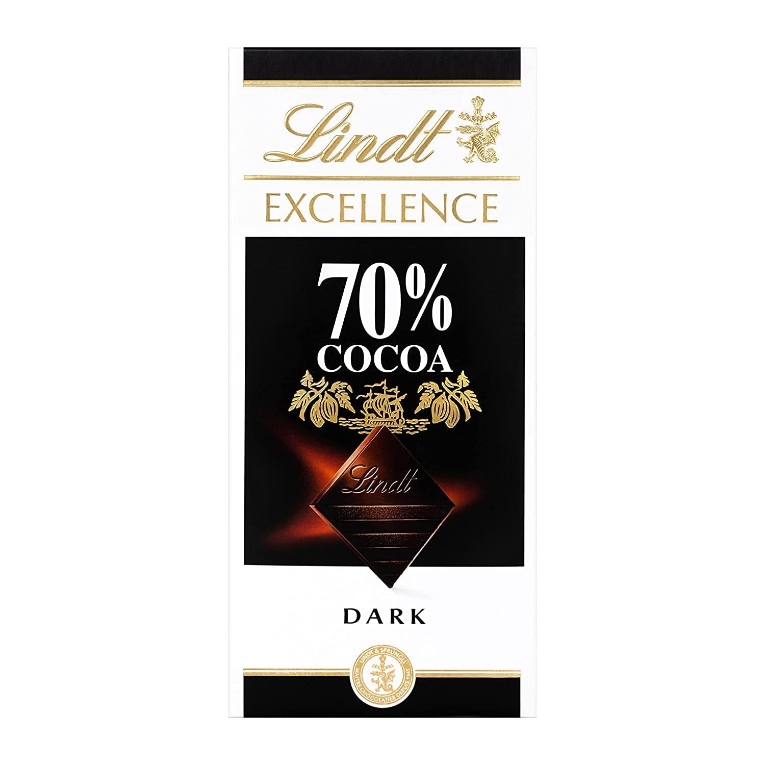 Czekolada Lindta | Baton EXCELLENCE 85% Kakao | 100g | Ekstra ciemna czekolada | Wegański batonik czekoladowy