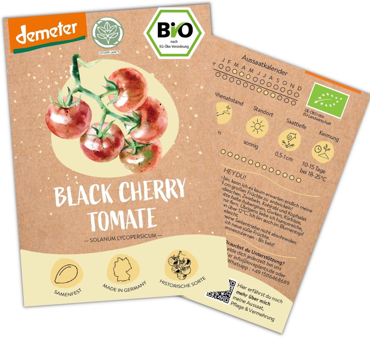 Organiczne nasiona ogórka meksykańskiego Mini, 10 nasion ogórka przekąskowego, wysoka zdolność kiełkowania, certyfikat Demeter i zapylanie otwarte | LOVEPLANTS Balkon Ogród Podwyższone Nasiona Warzyw - Schedyczne Odmiany Warzyw