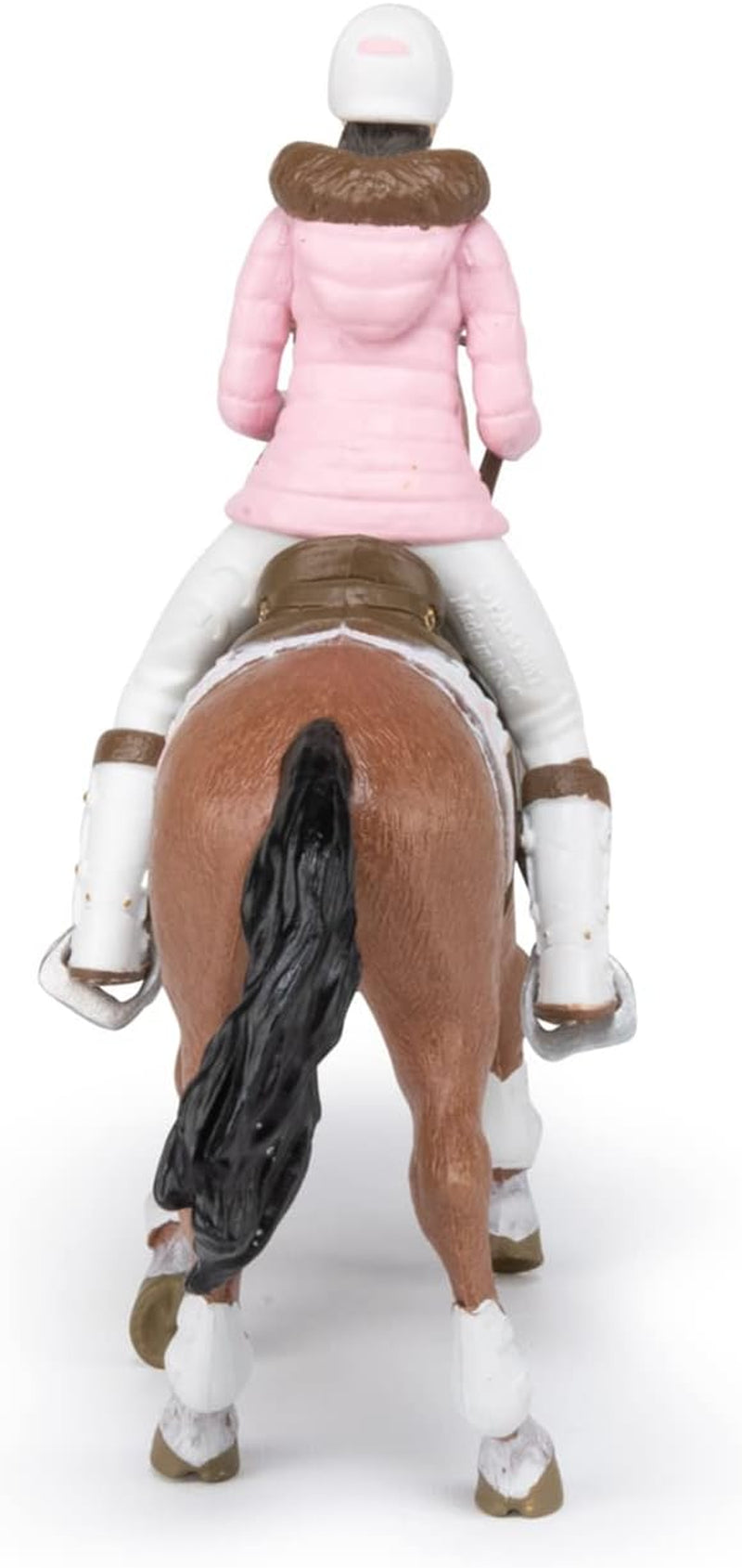 PAPO - Horse figure - Rider Fashion Winter, pasiune pentru călărie, jucărie pentru copii de la 3 ani. Action figures Naty Shop