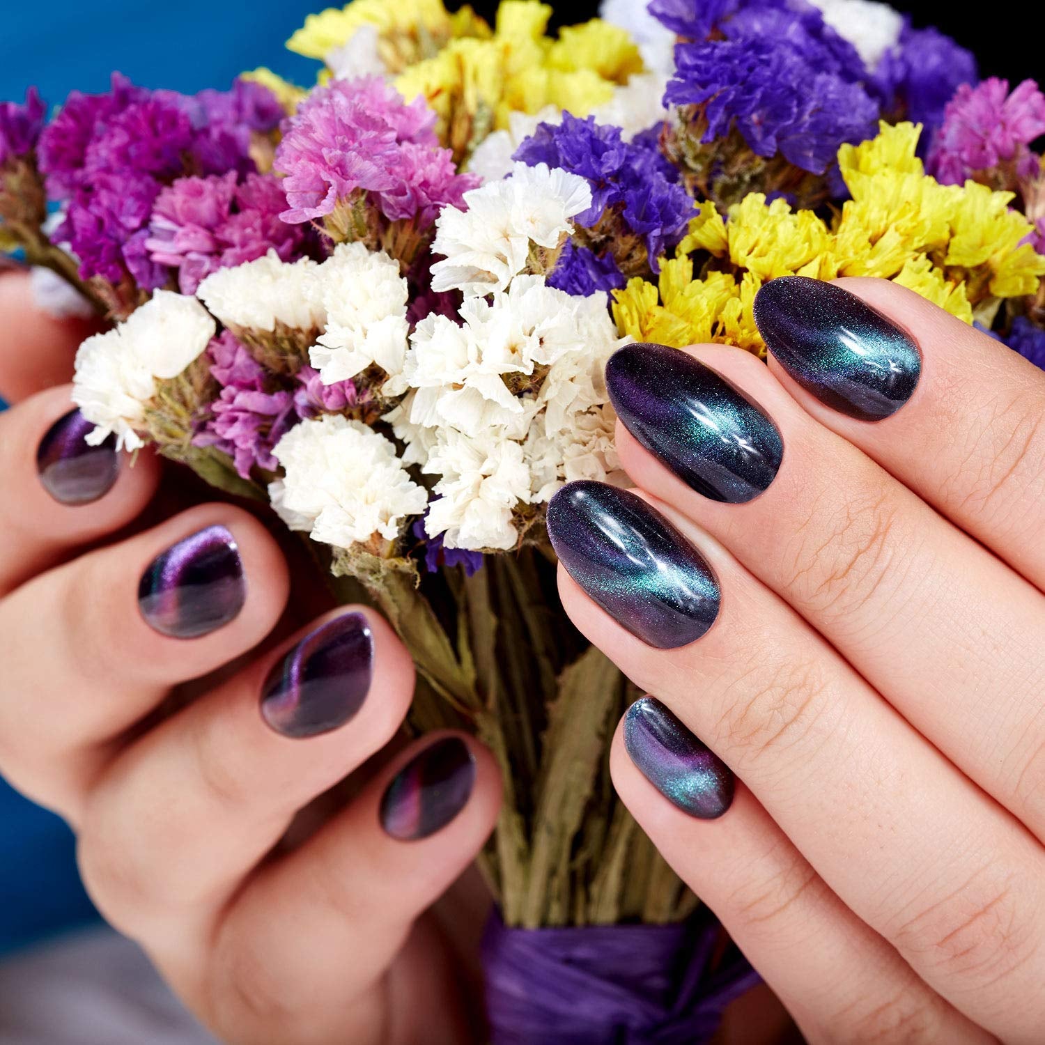 Nail Art Werkzeug Magnetstift, 10 Stück Nagel Magnet Stick Tool Set, Nagel Magnet Stift Und Starker Magnet Stock Punktierungsstifte Für DIY 3D Magnetisches Katzenauge UV Gel Polnisch Nagel Kunst