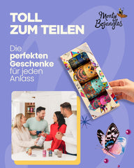 Monty Bojangles Savanna Gold Chocolate Trufle (135g) Praliny w proszku kakaowy Zestaw upominkowy w indywidualnym kształcie kota Pudełko kolekcjonerskie Flutter Scotch Flavor