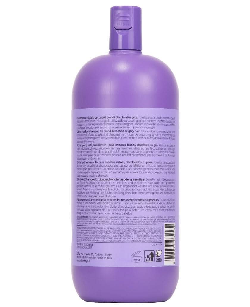 Inebrya BLONDesse No-Yellow Szampon, 1000 ml Pod prysznic i do kąpieli Naty Shop