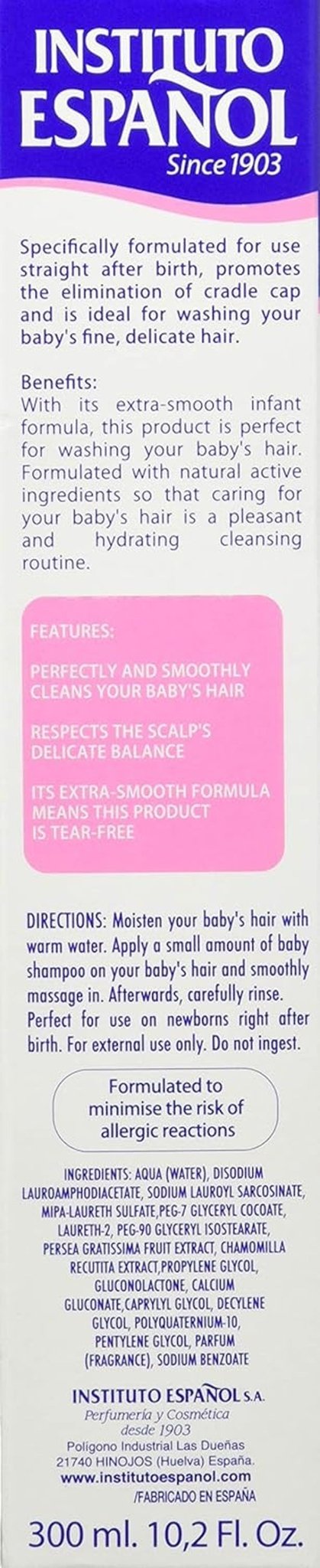 Champu Extra Suave Linea Bebe - 300 Ml. Copii - Baie si Skincare Naty Shop