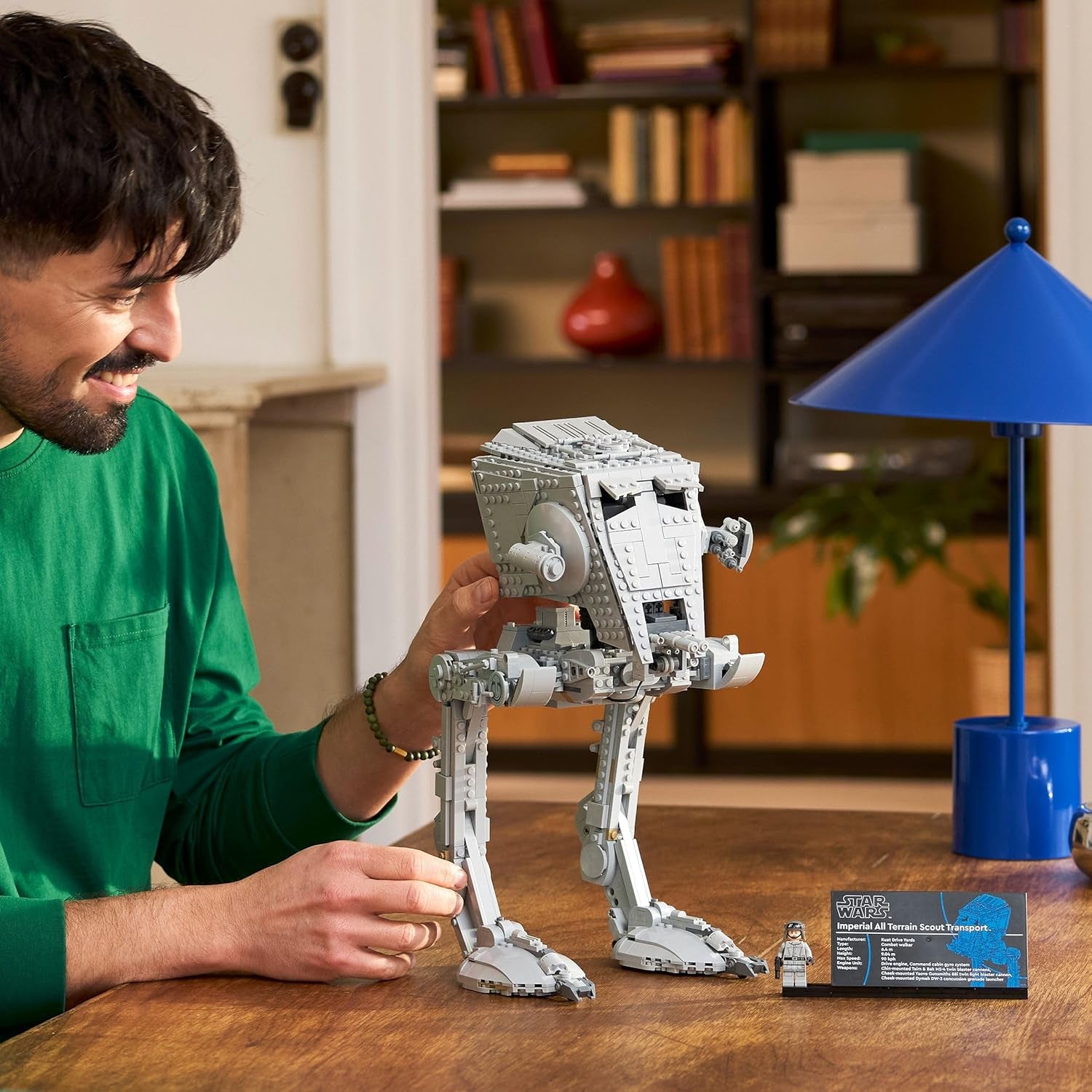 LEGO Star Wars AT-ST Kampfläufer - Bauset für Erwachsene - UCS Modell zum Auststellen mit Minifigurka i informacje - Sammlerstück & Geschenk für Fans - 75417
