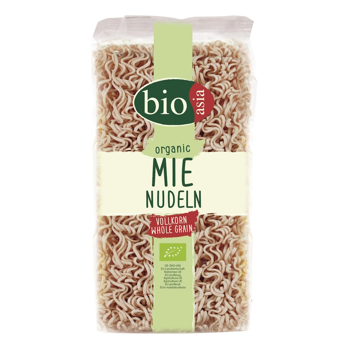 BIOASIA Bio Mie Makaron z pełnego ziarna, szybki i łatwy w przygotowaniu (1 x 250 g)