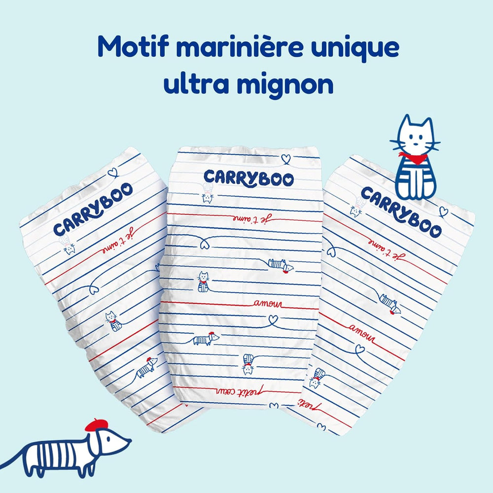 Pieluchy rozmiar 4+ (9-20 kg) - zdrowe i bardzo chłonne - 12 godzin szczelności - nie zawierają niepożądanych substancji - wyprodukowano we Francji - przystępna cena - 126 pieluszek jednorazowych