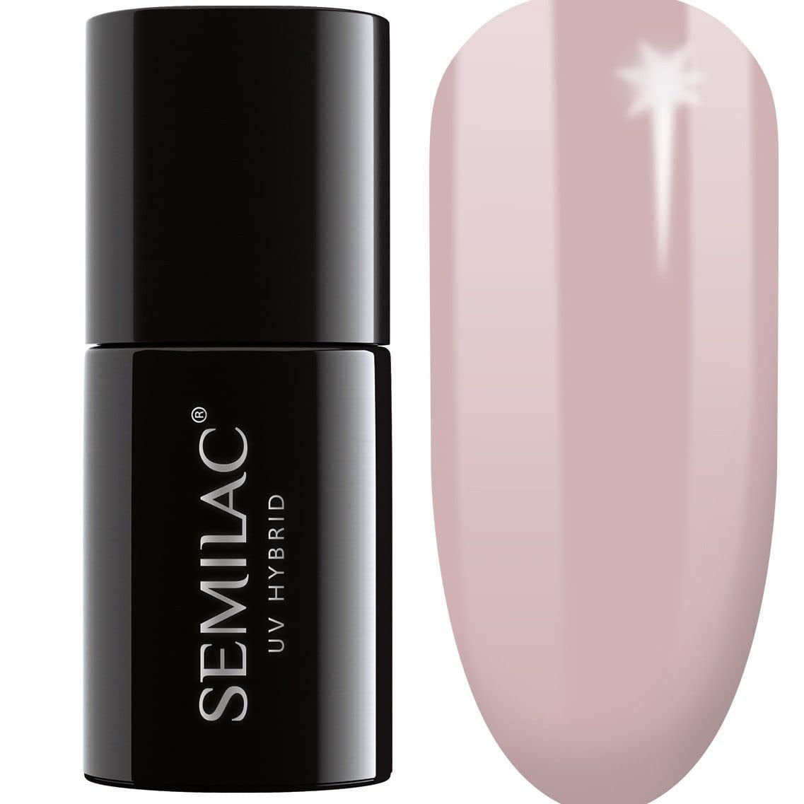 Semilac UV Nagellack Hybrid 404 Black Beans Muffin 7ml Kollektion Tastes of Fall