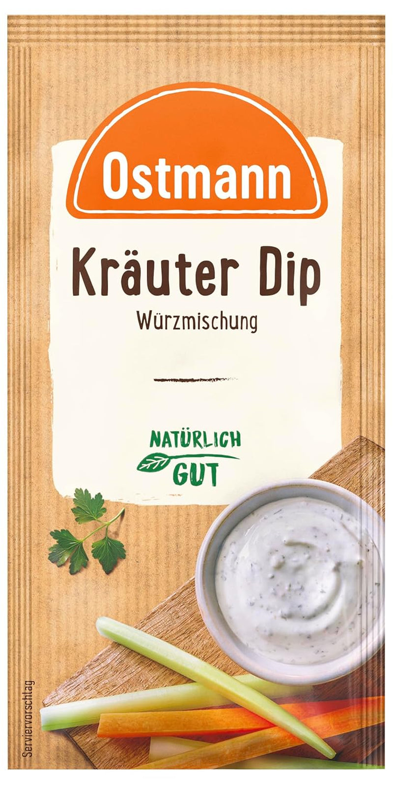 Ostmann Gewürze – Kräuter Dip, aromatyczny Gewürz für leckere Dips und Soßen zu Snacks, Chips, Brot, Fleisch, Gemüse und vielem więcej, 10 g