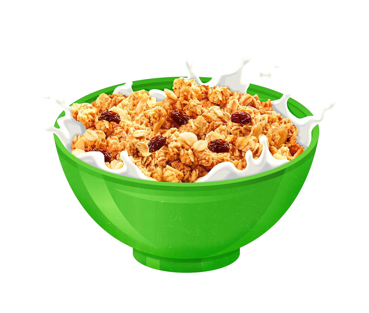 Dr. Oetker Vitalis Classic Crispy Muesli: Duże opakowanie chrupiącego musli śniadaniowego z rodzynkami, 1 opakowanie, 1,5 kg