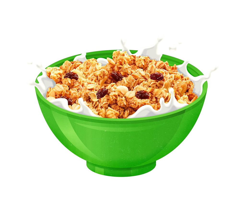 Dr. Oetker Vitalis Classic Crispy Muesli: Duże opakowanie chrupiącego musli śniadaniowego z rodzynkami, 1 opakowanie, 1,5 kg