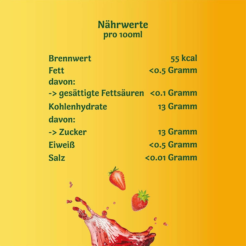 Pfanner Nektar Truskawkowo-Owocowy (8 X 1 Litr) - 30% zawartości owoców - Napoje Truskawkowe Naty Shop
