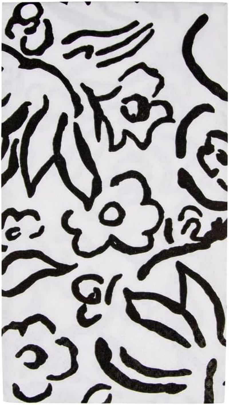 Șervețele de hârtie Matisse pentru prosoape de oaspeți, negre, 15 bucăți per pachet