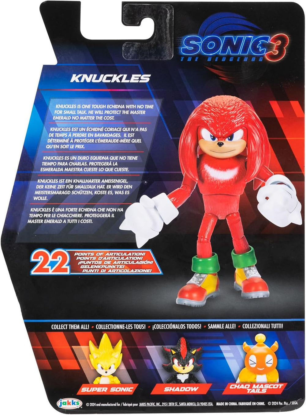 Figurka filmowa Sonic 3, 13cm, Knuckles Figurki Naty Shop