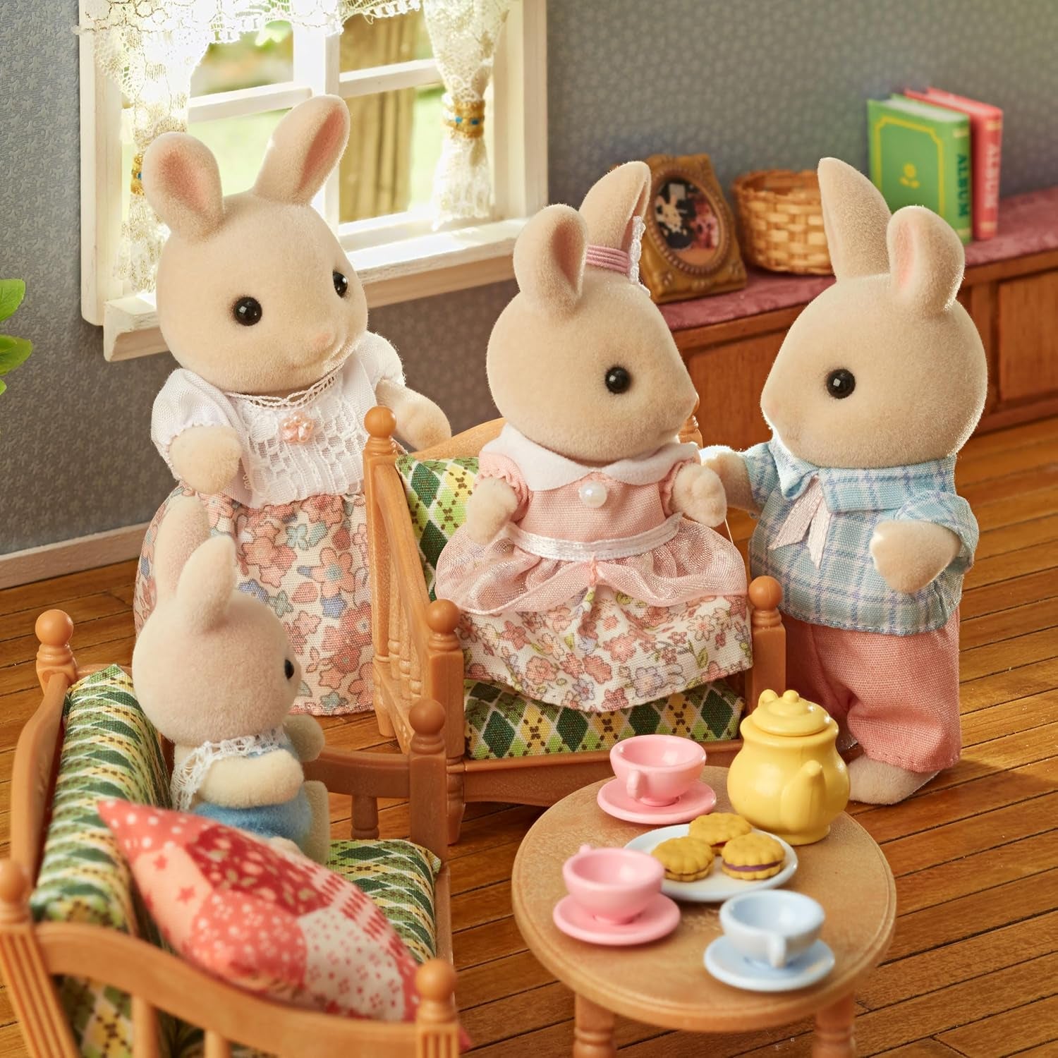 L5567 Căsuță pentru începători NOUĂ, Multicoloră L5706 Familia Iepurașului de Lapte - Figurine pentru casă de păpuși