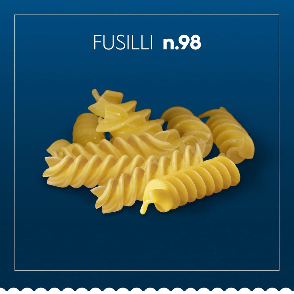 Makaron Barilla Klasyczny Fusilli nr. 98, z wysokiej jakości pszenicy durum, zawsze al dente, 1 kg
