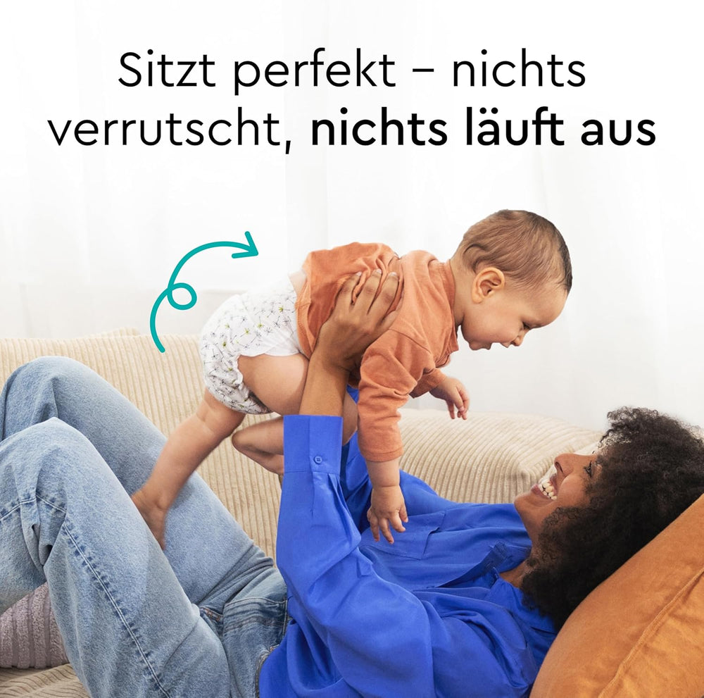 LILLYDOO Pieluchy dziecięce Przyjazne dla skóry - Rozmiar 3 (6-10 kg), 29 sztuk, niezawodna ochrona przed wyciekami, miękkie, bezzapachowe i bez balsamu dla skóry wrażliwej, testowane dermatologicznie