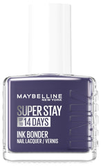 Maybelline New York Super Stay Ink Bonder 946 High Tide - długotrwały lakier do paznokci zapewniający mocne paznokcie i intensywny kolor, 12,3 ml