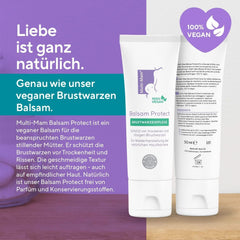 Multi-Mam Balsam Protect Beruhigt Und Schützt Trockene Und Rissige Brustwarzen Während Und Vor Der Stillzeit, Brustwarzencreme Stillen, tubka 30 ml Akcesoria Żywność i karmienie piersią Sklep Bebe Naty