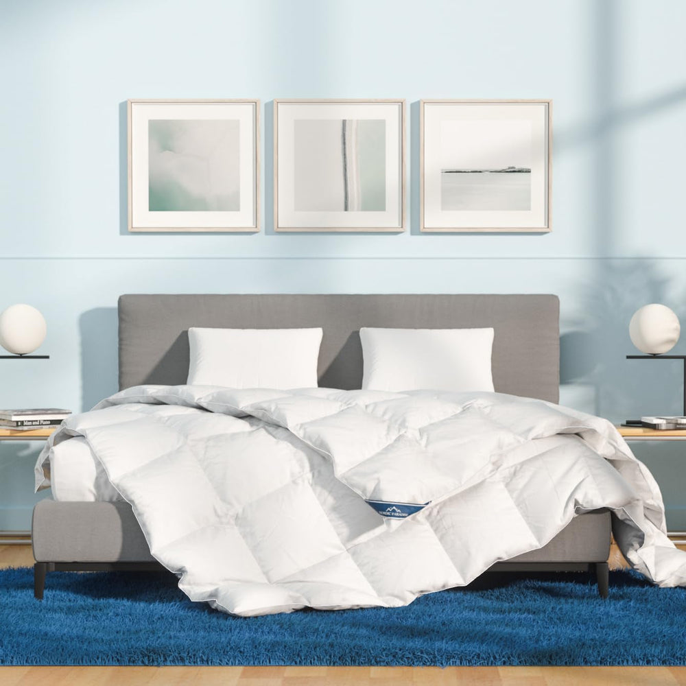 Nordic Paradise - Wygodna kołdra - 50% niemieckiego puchu kaczego - Ciepła kołdra zimowa - 200X200 cm Kołdry i kołdry Naty Shop