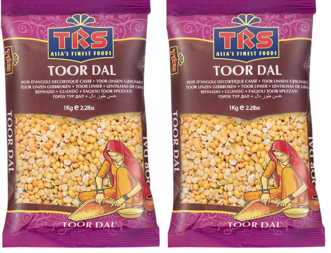 TRS - Toor Dall (Naturalny) - (1 X 1 KG)