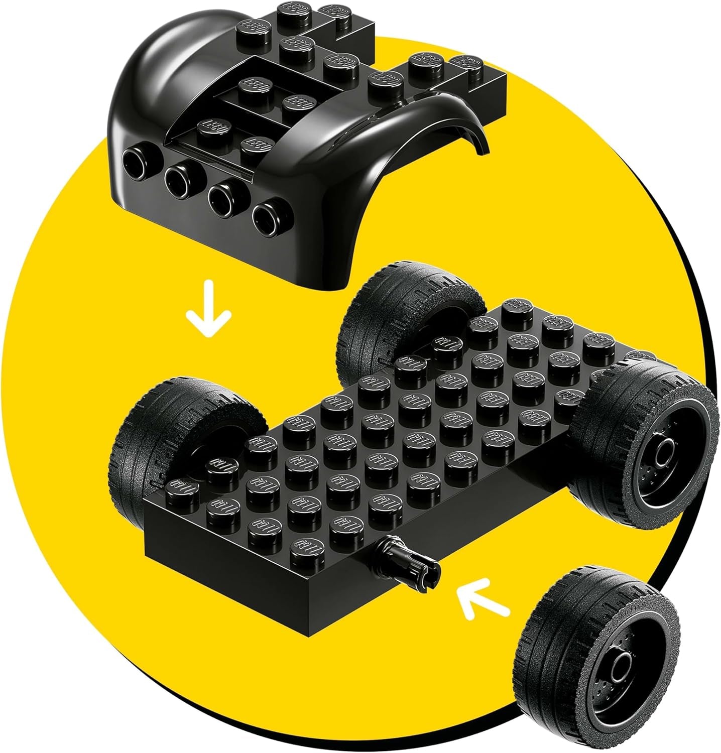 LEGO DC Batman: Batman i Batmobil kontra. Pan Freeze — Zabawkowy samochód superbohatera z 2 minifigurkami — Miotacz lodu z elementami ognia — Prezent dla chłopców i dziewcząt od 4. roku życia 76301 Zestawy do budowania Besuche den LEGO-Store