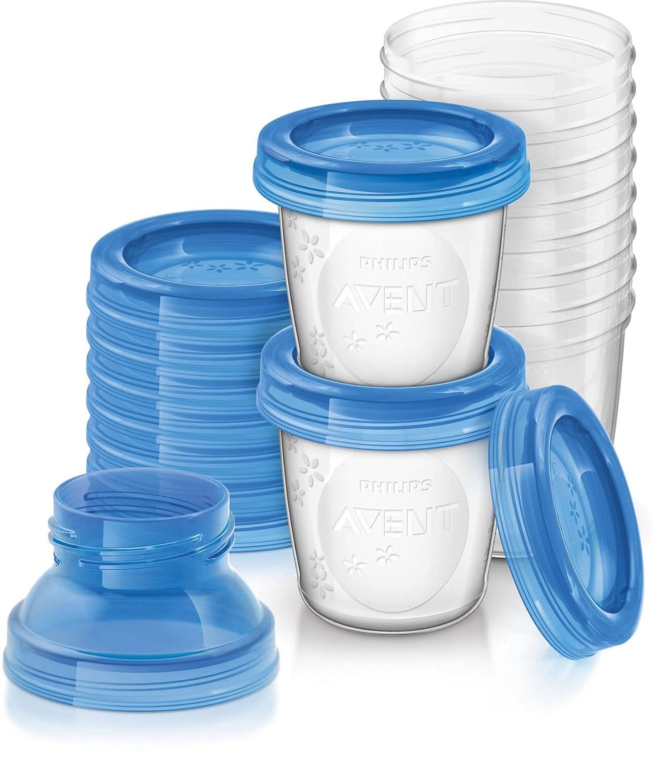 Philips Avent Austellungssystem Für Muttermilch, Becher Inklusive Deckel, adapter (model SCF618/10) Akcesoria Żywność i karmienie piersią Sklep Bebe Naty