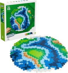 PLUS PLUS Puzzle z klocków Ziemia 800 szt. Globe, Erde