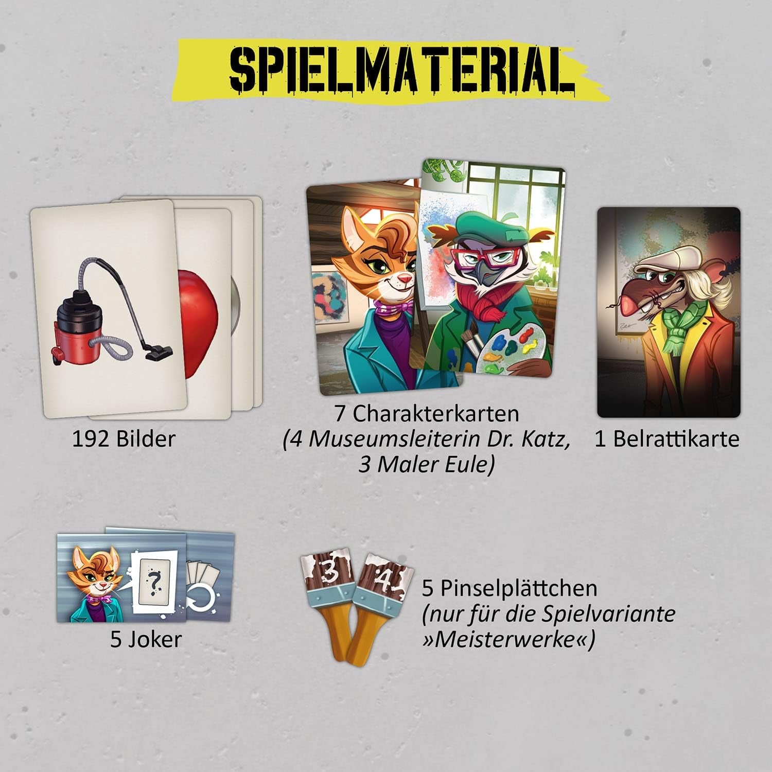 KOSMOS 683320 Belratti, Czy to jest sztuka, czy może to być droga? Gra karciana, kooperacyjna gra polegająca na dopasowywaniu obrazków, dla 3 do 7 graczy w wieku od 8 lat