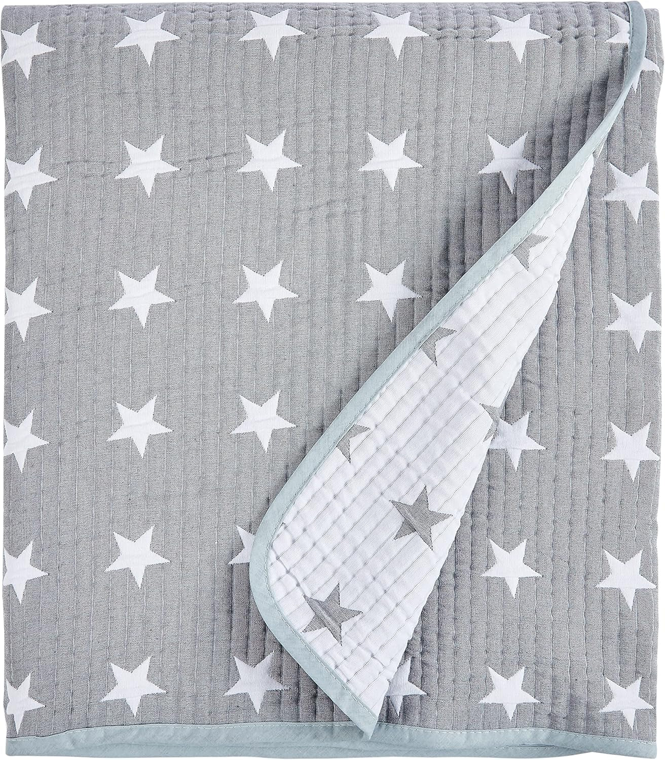 VIALMAN narzuta na łóżko Sofia 10 king size | kołdra gwiazda | rozmiar kołdry 250 X 270 cm | narzuta na łóżko i narzuta na sofę granatowa Łóżka i narzuty Besuche den VIALMAN-Store Szary Cama 90: 180 cm x 270 cm
