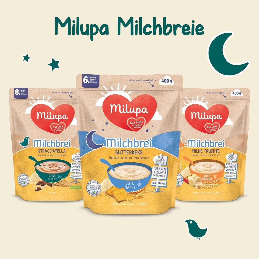 Milupa Milk Owsianka Butter Biscuit - Owsianka dla dzieci bez oleju palmowego Matka i Dziecko Naty Shop