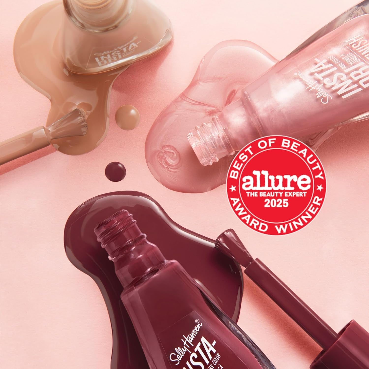 Insta-Dri Holo-Glow All That Shimmers Lakier do paznokci, łatwy w użyciu, długotrwały, piękne kolory, łatwy w aplikacji na paznokcie, bez odprysków, 19ml