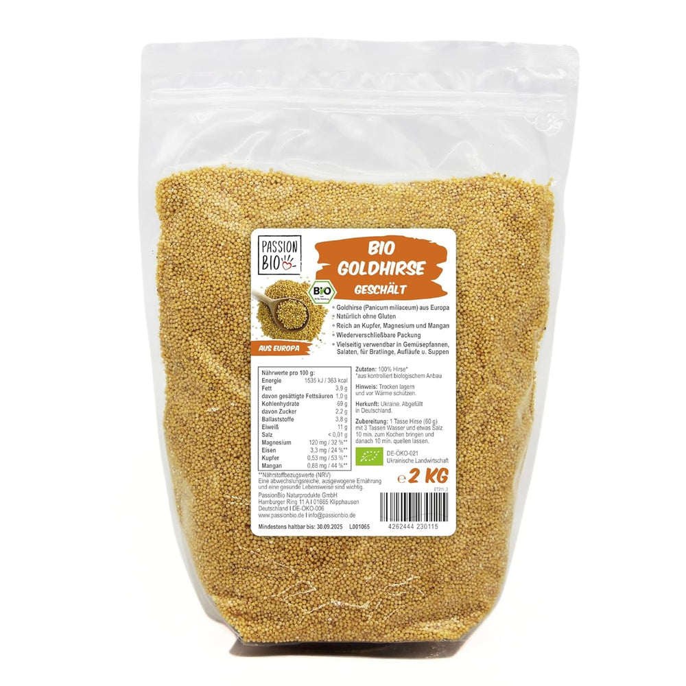 Mei auriu organic PassionBio 2 KG - ambalaj resigilabil