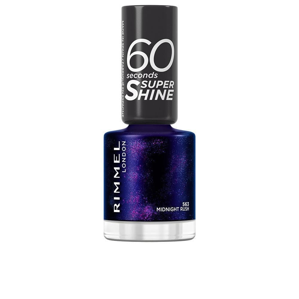 Lakier do paznokci 60 Seconds Super Shine, 563 Midnight Rush, 8 ml