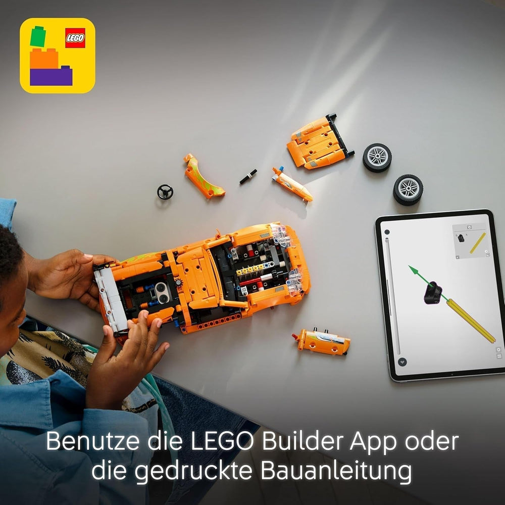 LEGO Technic Szybka i wściekła Toyota Supra MK4 - Autko - Z 6-cylindrowym silnikiem i otwieranymi drzwiami - Zestaw modeli dla chłopców i dziewcząt powyżej 9 lat - Pomysł na prezent urodzinowy 42204 Zestawy do budowania Beuche den LEGO-Store