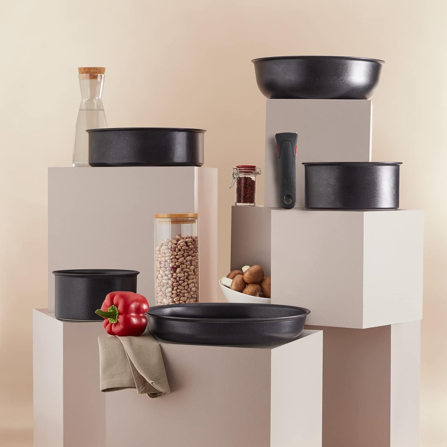 Patelnia Tefal Ingenio Eco Resist 20 cm, indukcyjna, łatwa w czyszczeniu, z powłoką nieprzywierającą Garnki i patelnie Naty Shop