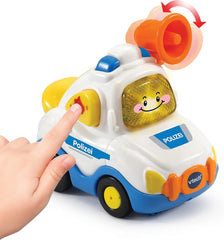 Vtech TUT TUT Baby Flitzer - Poliția - Pentru 1-5 ani & TUT TUT Baby Flitzer - Mașina de pompieri - Mașină de jucărie cu muzică, buton luminos, propoziții și sunete interesante - Pentru 1-5 ani Jucarii Bebe Naty Shop
