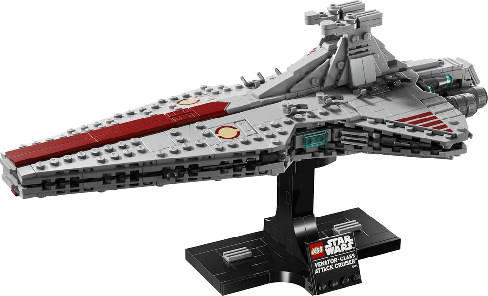 LEGO Star Wars 75441 Angriffskreuzer der Venator-Klasse - Modellbau-Set des republikanischen Kriegsschiffs für Erwachsene - Deko für Wohnzimmer & Regal - Geschenk für Fans von Die Rache der Sith