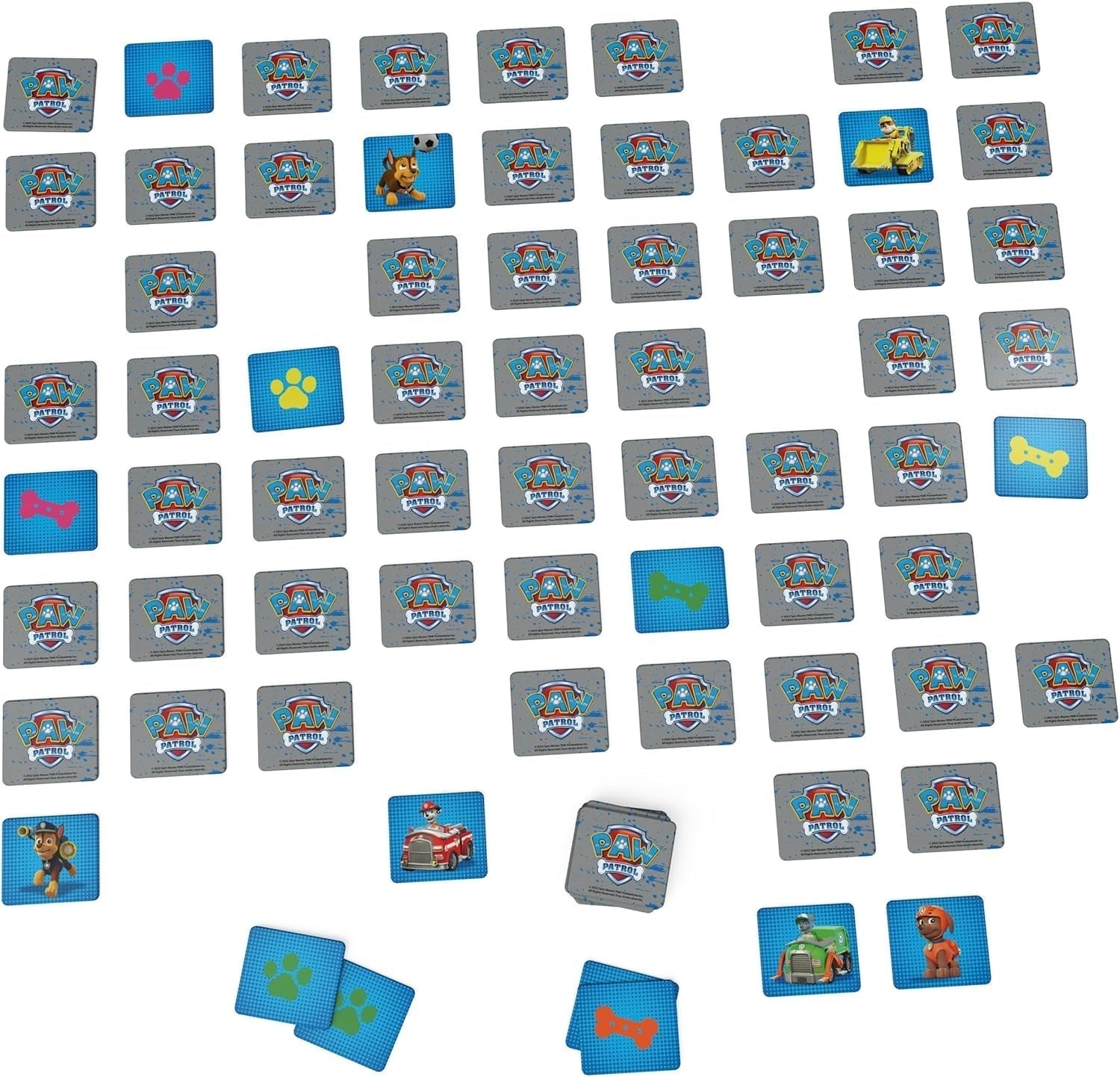 Jocuri Spin Master Paw Patrol, joc de memorie, jucarie Paw Patrol, Chase, Stella, Marcus, Ruben, jocuri de memorie cu carti, pentru copii peste 4 ani Action figures Naty Shop