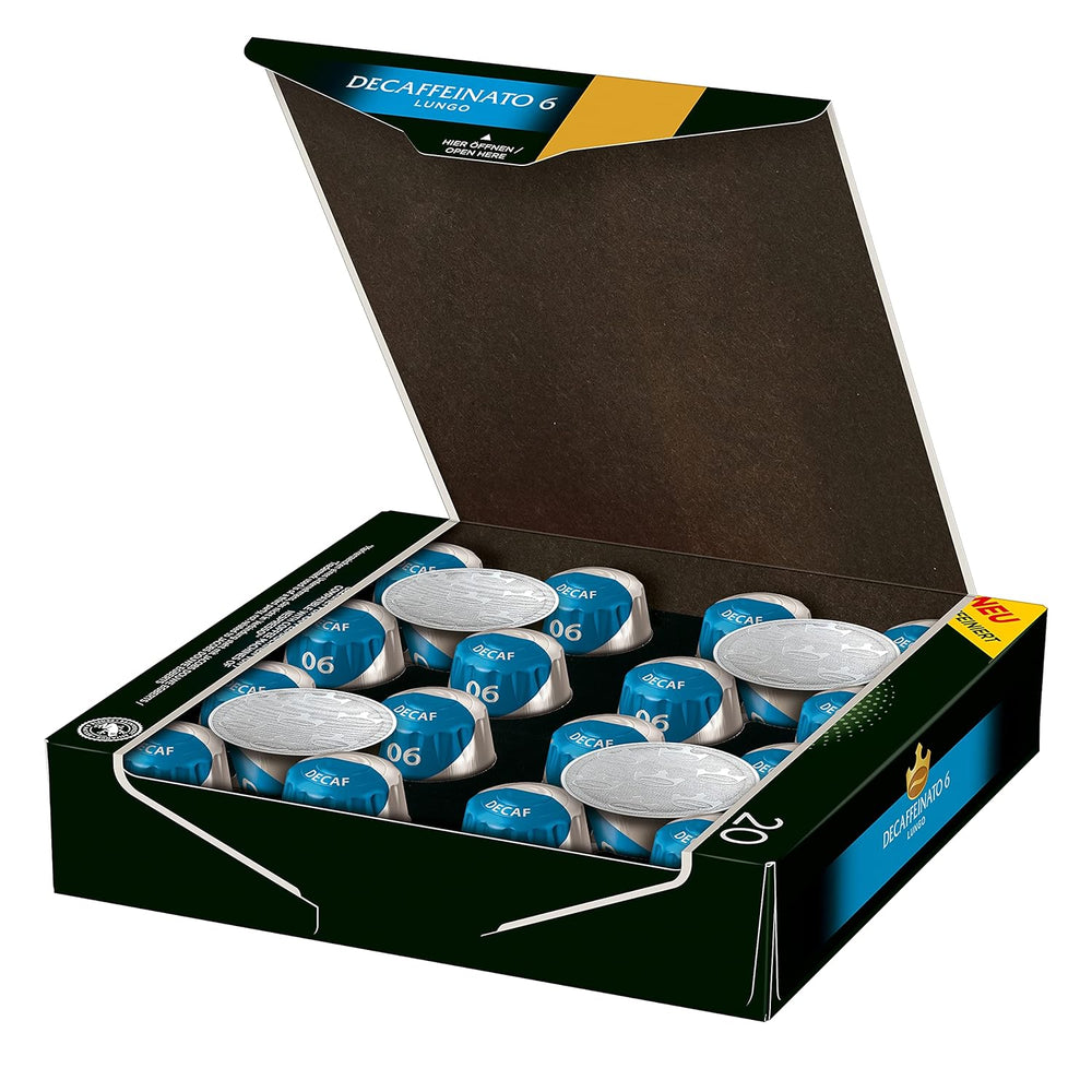 Kaffeekapseln Lungo Classico (nur für kurze Zeit) Megapack XXL & Kaffeekapseln Lungo Decaffeinato- Intensität 6-200 Nespresso kompatible Kapseln, 10er Pack, 10 x 20 Getränke