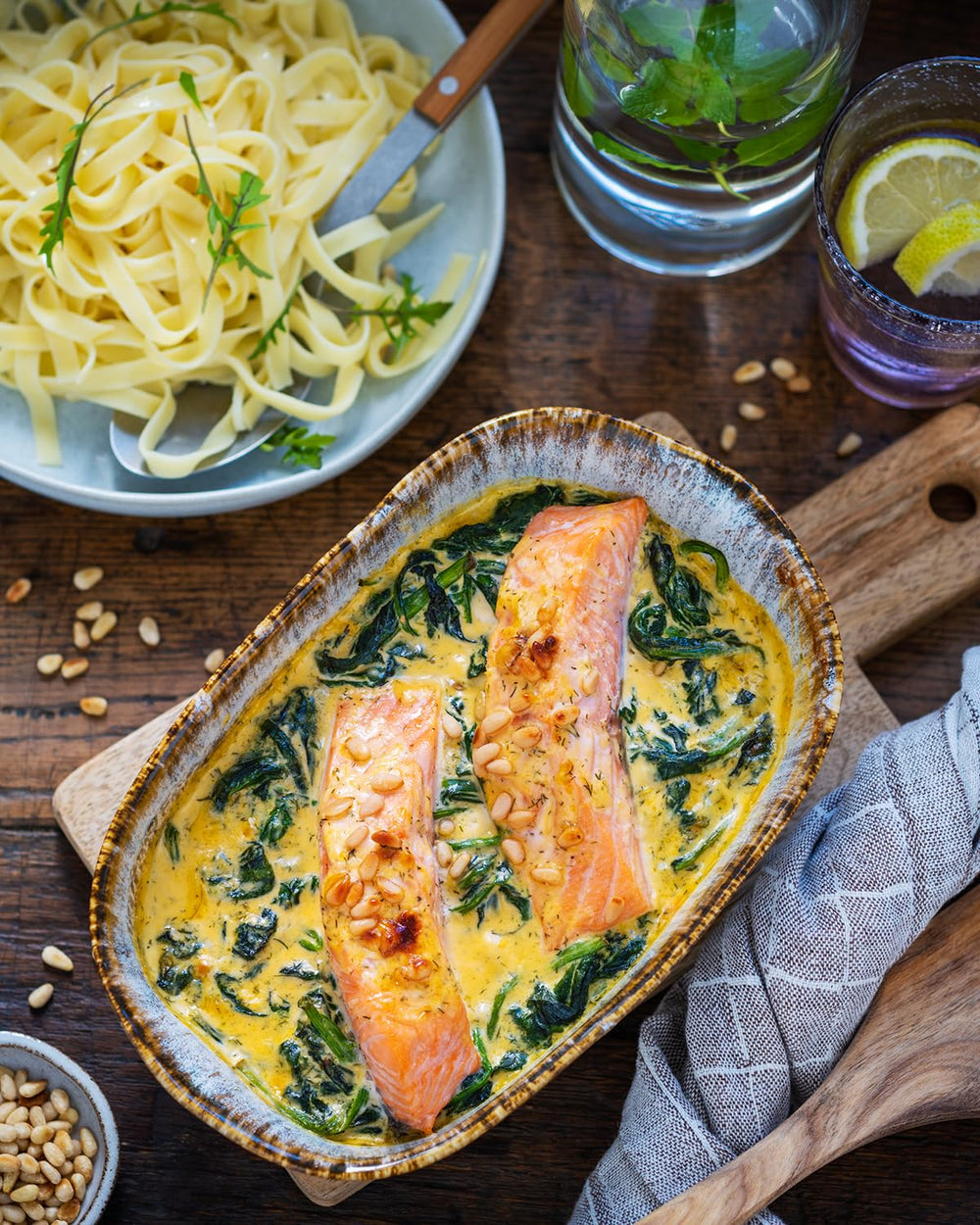 MAGGI Fix für Lachs-Sahne Gratin, Würzmischung, mit natürliche Ingredient*, für 2 Porcje, 1 opakowanie (1 x 26 g)