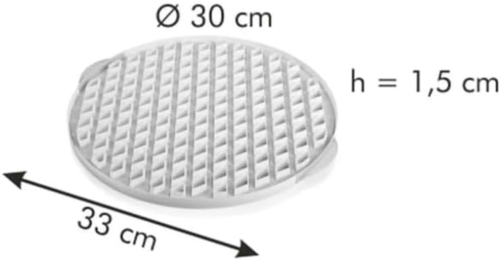 Formă de biscuiți Tescoma, plastic, alb/galben, 34 x 33 x 1,8 cm