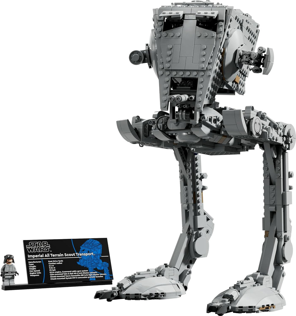 LEGO Star Wars AT-ST Kampfläufer - Bauset für Erwachsene - UCS Modell zum Auststellen mit Minifigurka i informacje - Sammlerstück & Geschenk für Fans - 75417