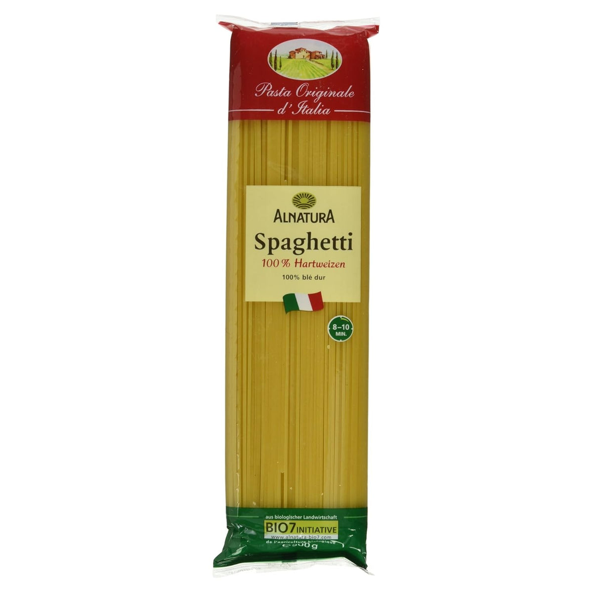 Organiczne spaghetti z pszenicy durum, 500g