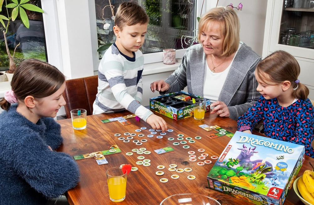 Pegasus Spiele 57111G - Dragomino *Jocul pentru copii al anului 2021*, Multicolor