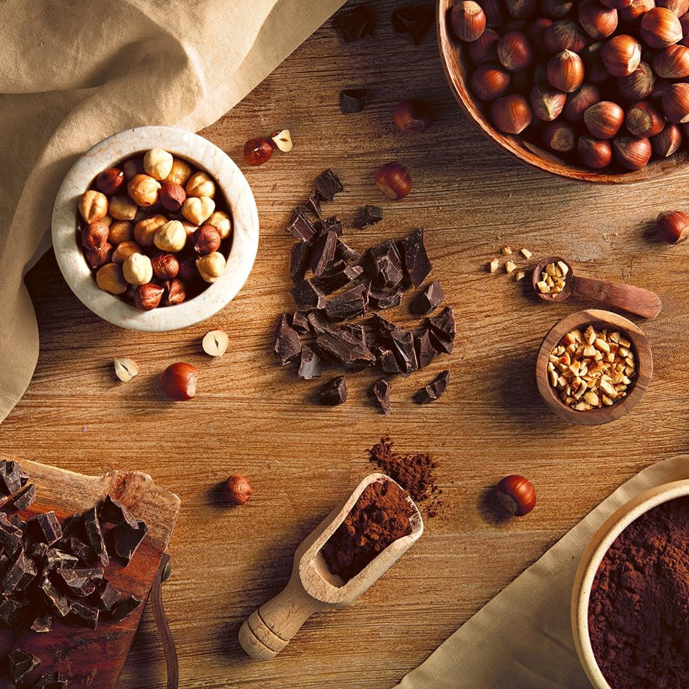 Czekoladki z nadzieniem z mlecznej czekolady i orzechów laskowych, opakowanie 200g