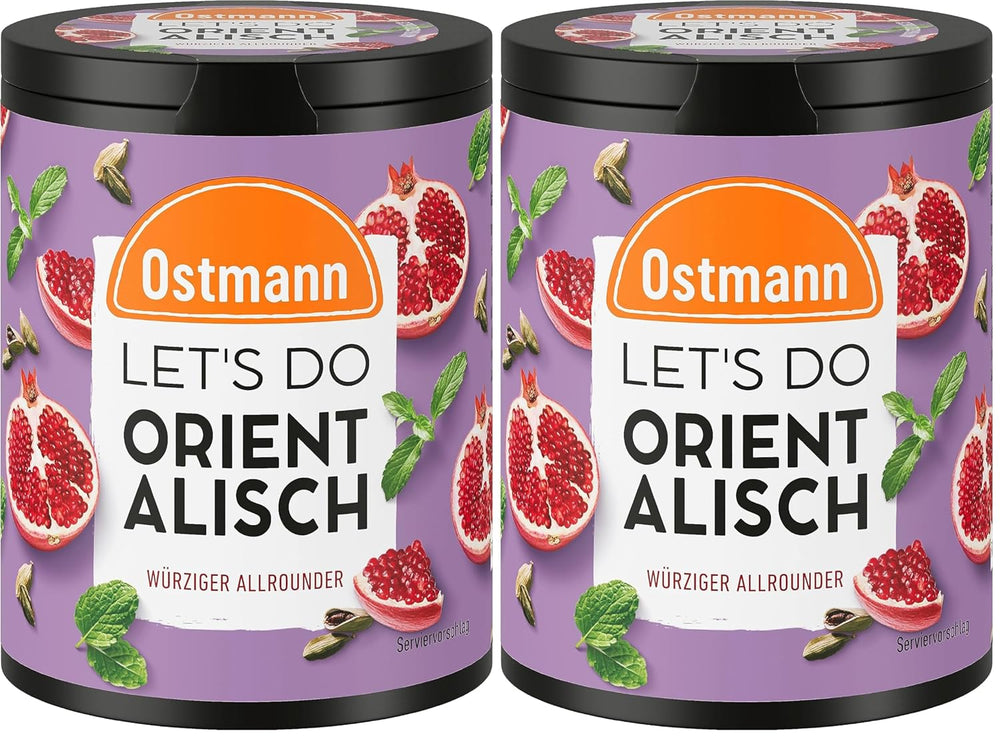 Ostmann Gewürze - Let's Do Fisch Allrounder | Gewürzsalz für Bratfisch, Flammlachs i Meeresfrüchte | Würziger Allrounder z musztardą, cytryną i koperkiem | 85 g w koszu Metalldose