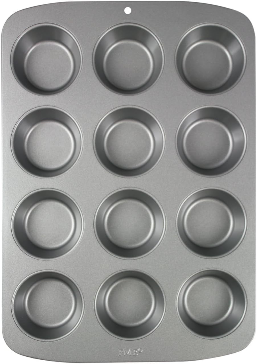 CSB111 Antihaftbeschichtete Mini-Muffinform Mit 24 Löchern Aus Karbonstahl, Edelstahl, Silver, 39,4 X 24,6 X 2,1 Cm Formy i blachy do pieczenia Naty Shop 37.299999999999997 X 26,1 X 3,1 Cm Einzeln