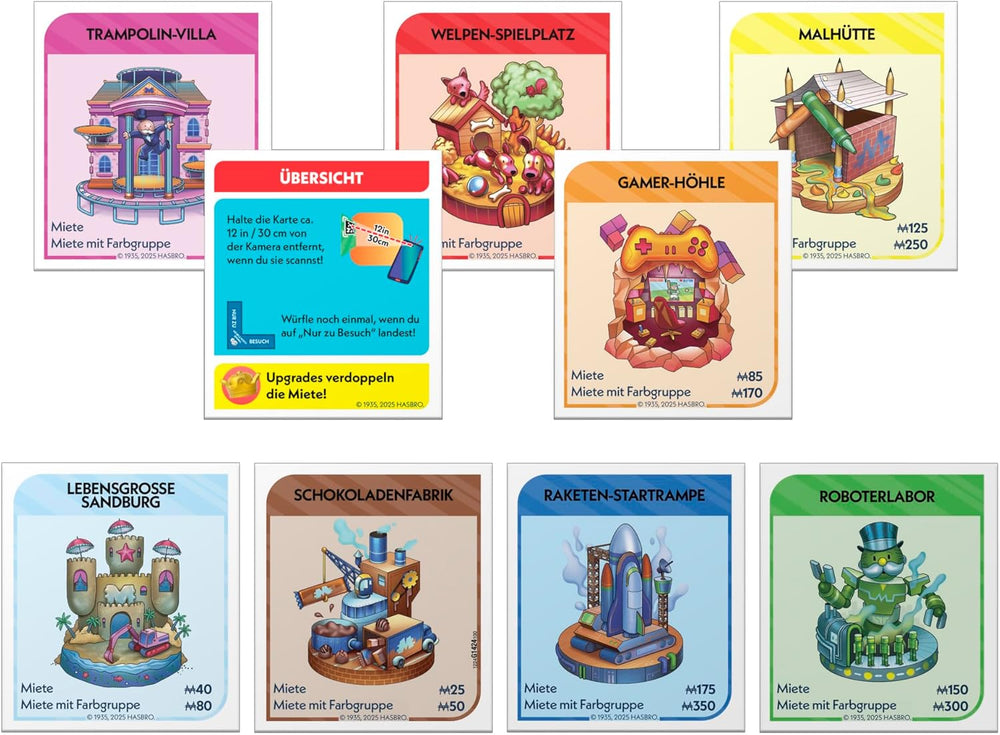 Aplikacja Monopoly Board Game Banking - wersja niemiecka, nowoczesna wersja klasycznej gry elektronicznej dla dzieci w wieku od 8 lat, dla 2 do 6 graczy